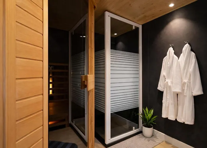 Durbuy, Serenae Chalet, Sauna, Accessible Vakantiehuis *